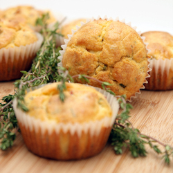bacon cheese muffins