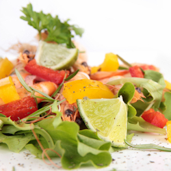 grilled shrimp pineapple salad