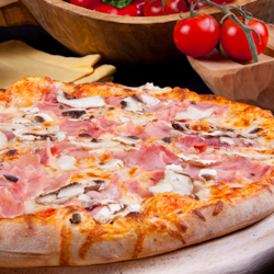 italian mushroom pizza