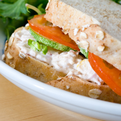 kickin turkey salad sandwiches