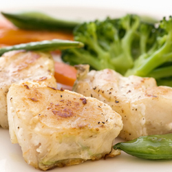 marinated snapper creamy pesto