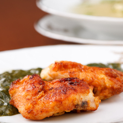 nutty strawberry chicken spinach