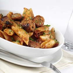 sausage tomato penne pasta salad