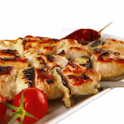 spiced chicken kabob snackers