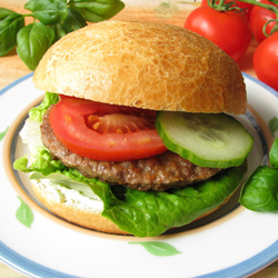 tomato basil turkey burgers
