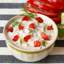 veggie cottage cheese spread