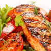 flaky tomato basil salmon