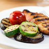 grilled chicken summer veggies