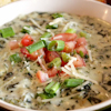 light spinach dip