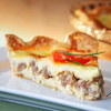 meaty cheese quiche