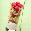 raspberry vanilla yogurt parfait