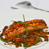 soy brown sugar glazed salmon