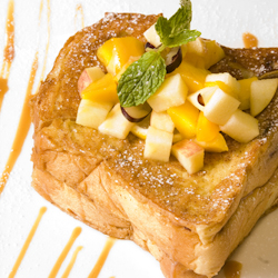 baked french toast fruit compote