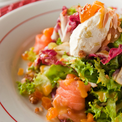 blood orange salmon salad