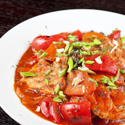 broiled chicken veggies