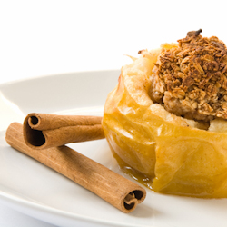 brown sugar filled apples