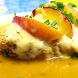 brown sugar peach chicken