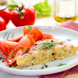 cheesy artichoke rice quiche