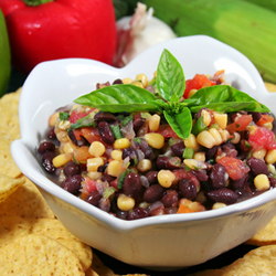 chilled black bean salad