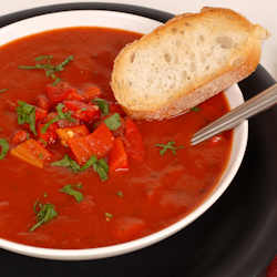 chunky tomato soup cheese toast