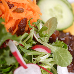 citrus carrot raisin salad