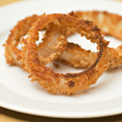 crispy light onion rings