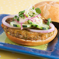 feta bison burgers lemon yogurt sauce