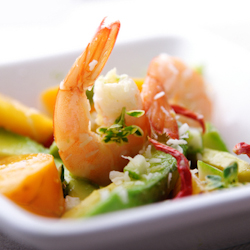 fresh shrimp citrus salad