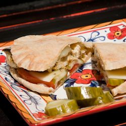 garden chickpea pitas