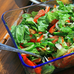 honey dijon spinach salad