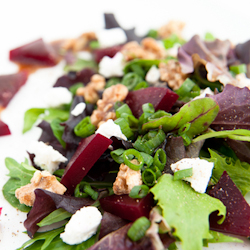 honey mustard beet salad