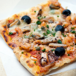 italian shrimp pizza
