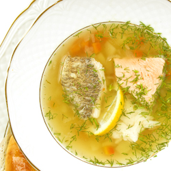 lemon tilapia soup