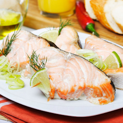 lime buttered salmon