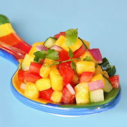 lime nectarine salsa