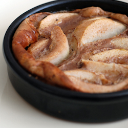 maple pear dutch baby