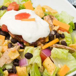 meatless taco salad