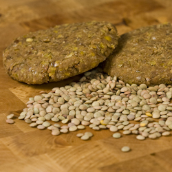 nutty lentil burgers