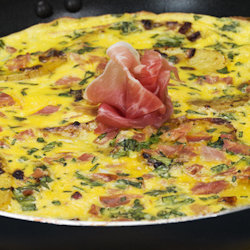 obrien ham cheese frittata