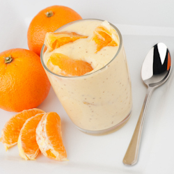 oranges honey yogurt