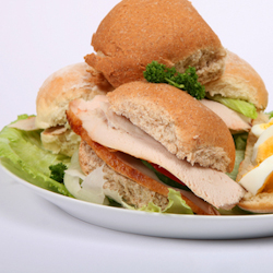 pesto turkey cheese roll
