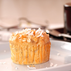 pineapple coconut muffins