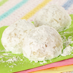 powdered sugar bites