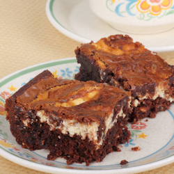 pumpkin cheesecake swirl brownies