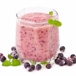 quick blue passion smoothie