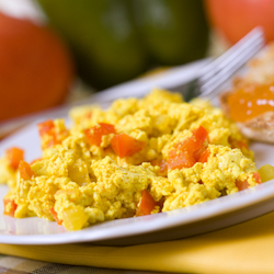 quick tofu scramble