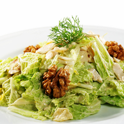 refreshing chicken melon salad