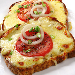 rustic tomato sandwiches