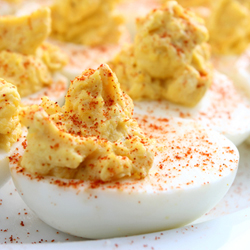 skinny deviled eggs