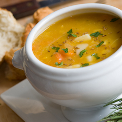 southern chicken stew garlic toast